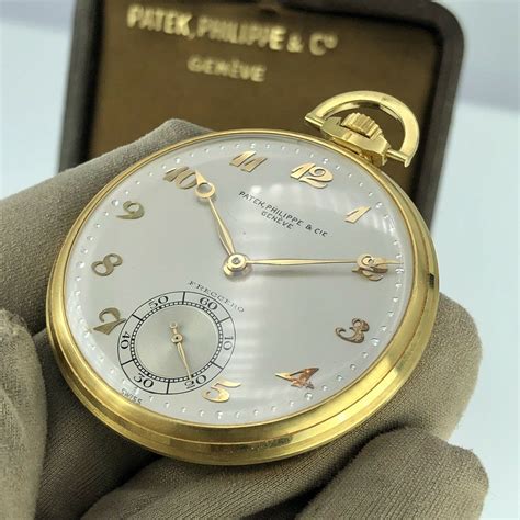 vintage patek philippe gold pocket watch|vintage Patek Philippe rare.